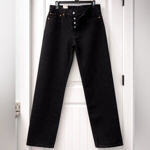 Levi's 501’s Black Straight-Leg Jeans NWT